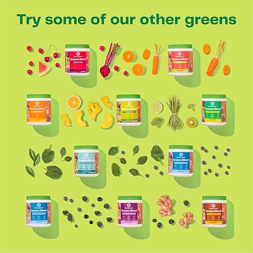 Miniatura 8 de Paquete de Polvo de Superalimento Verde Amazing Grass Polvo Verde con Enzimas Digestivas y Probióticos, Espirulina Orgánica, Clorela y Polvo de Raíz