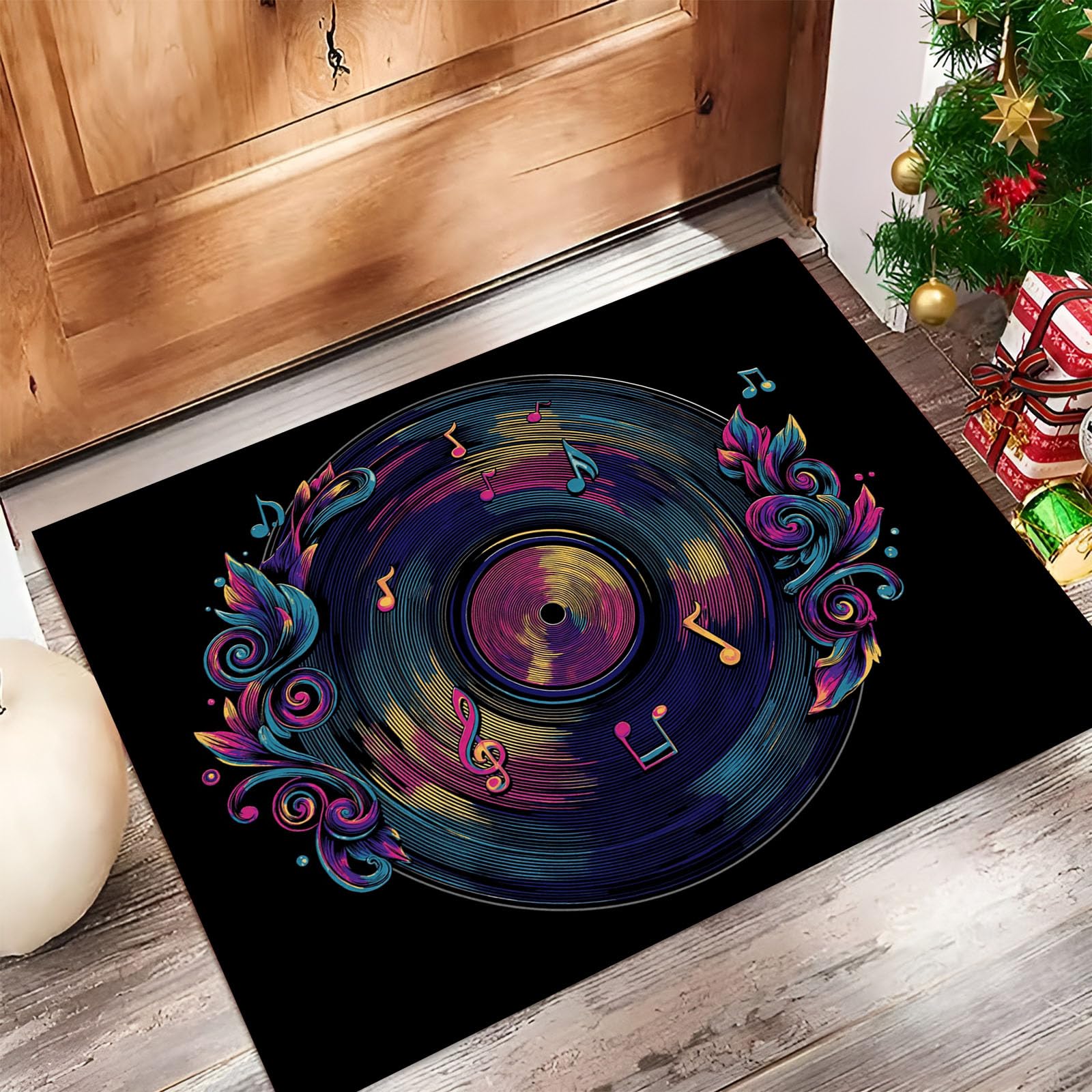 Tapis d'entrée intérieur lavable antidérapant, fini les portes bloquées avec ce paillasson