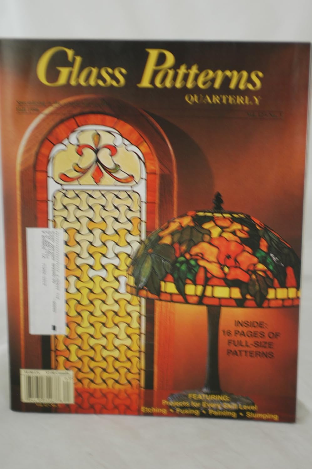 GLASS PATTERNS QUARTERLY Fall 1996 Vol. 12 No. 3 Qlass Patterns