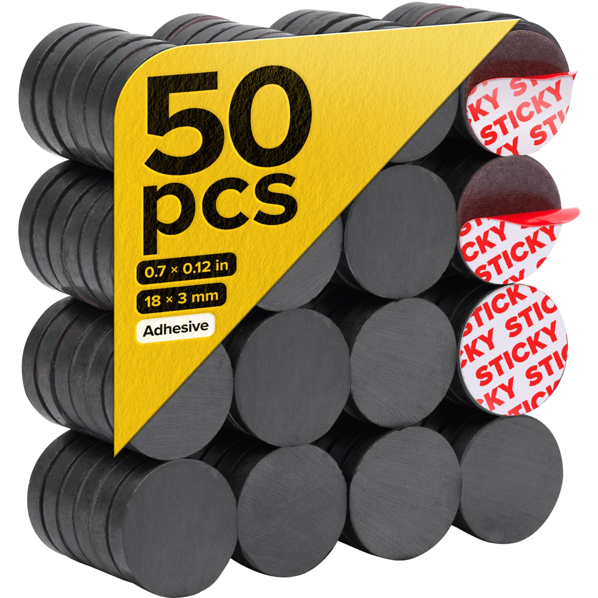 Strong Ceramic Ring Magnets, Countersunk Hole, 1.2x0.18 (30x4.5mm), 40 Pcs — Amazon image 19