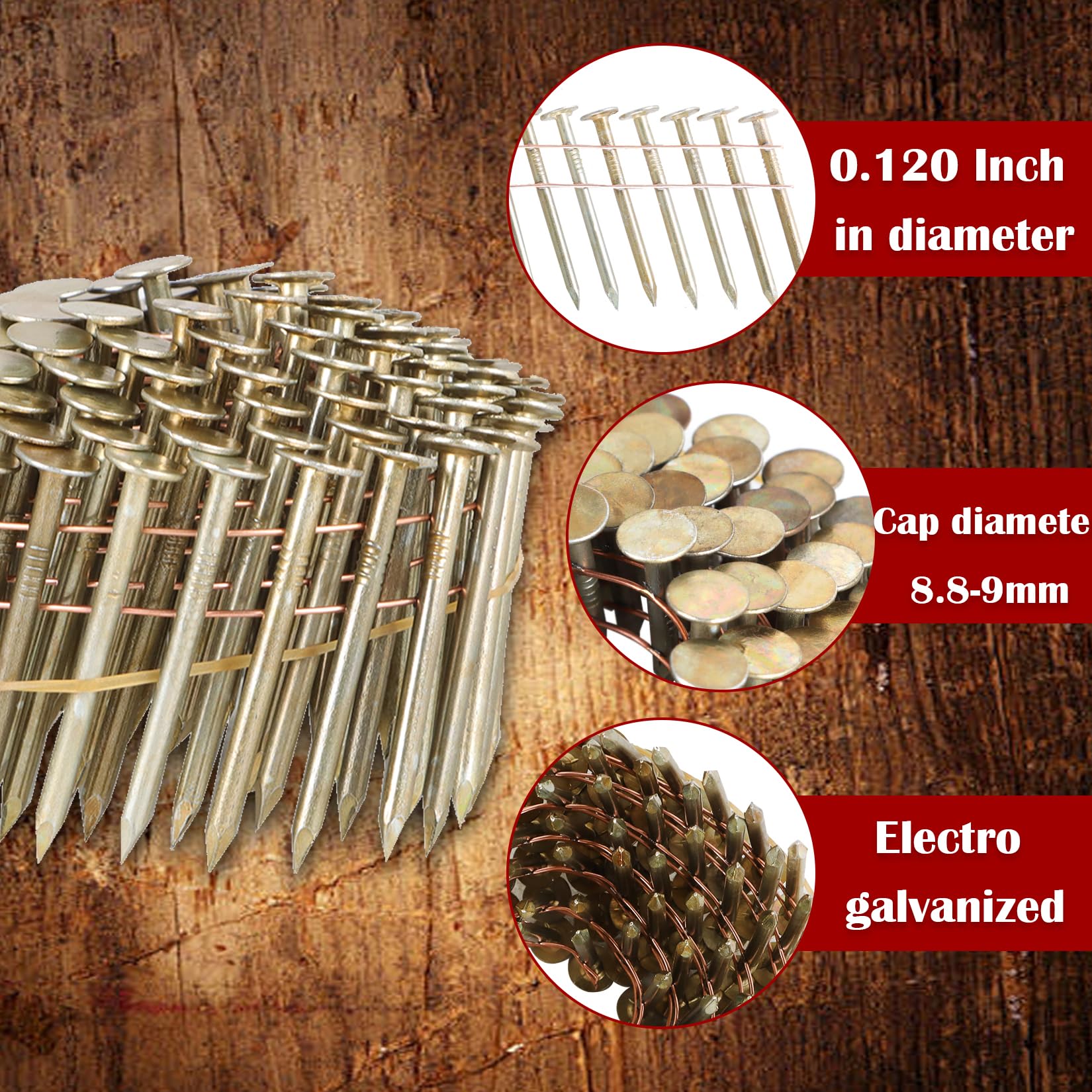 7200 Roofing Nails - 1-3/4" Galvanized -3