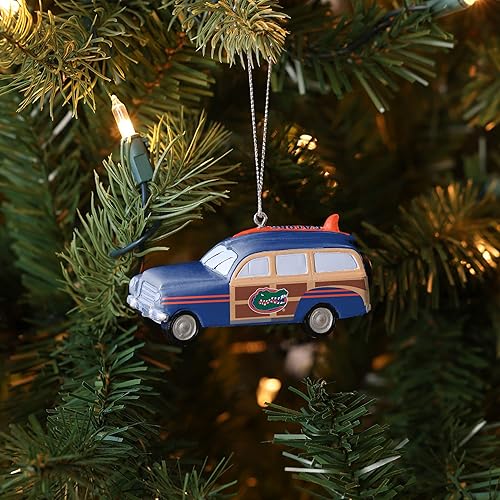 Miniatura 44 de FOCO NCAA Unisex-Adult NCAA College Team Logo Holiday Tree Station Wagon Ornament