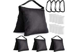 Aimosen Heavy Duty 4-Pack Saddle Sandbag for Photography Equipment Stands