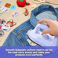 Vista 4 de Mini plancha para manualidades acolchado plancha de viaje plancha para el hogar suministros de planchado mini plancha eléctrica mini máquina