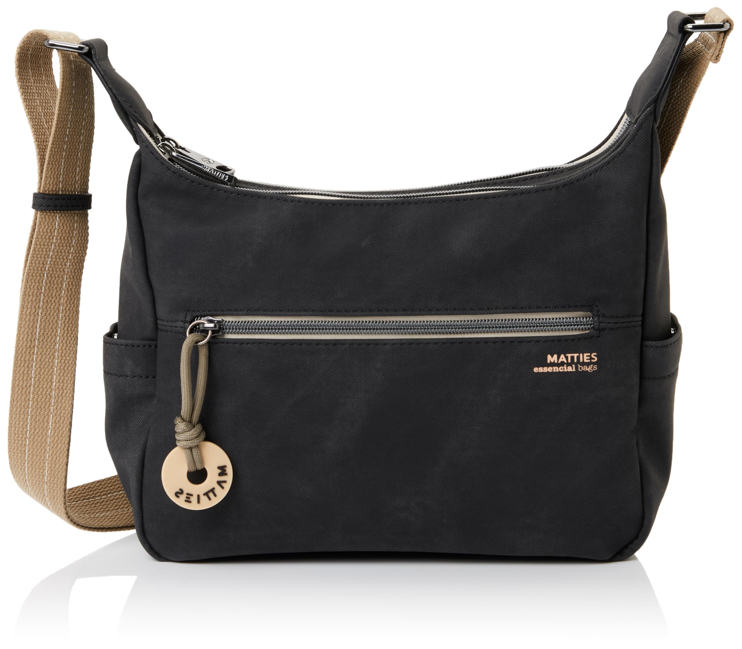 MATTIES Women's Strive Bags, Black/White, 9cm x 26cm x 20cm