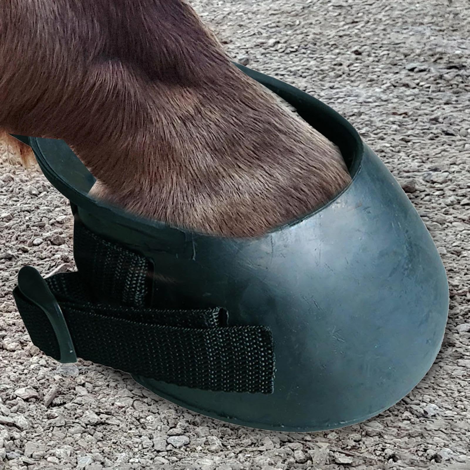 Stivali Per Cavallo Antiscivolo con Cinturino Regolabile Comodo | Protettore per Zoccoli di Cavallo Per Pareggio Protezione Riabilitazione Gara Allenamento