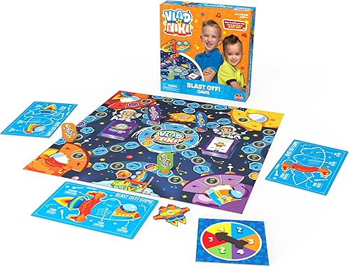 Miniatura 2 de Goliath Vlad & Niki Blast Off! Juego - Carrera para construir tu cohete y explosión con Vlad y Niki del canal infantil de YouTube - para 2-4