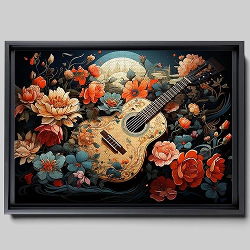 Print guitar canvas print wall decor, ready to hang wall print, design canvas print, Canvas Wall Dekor