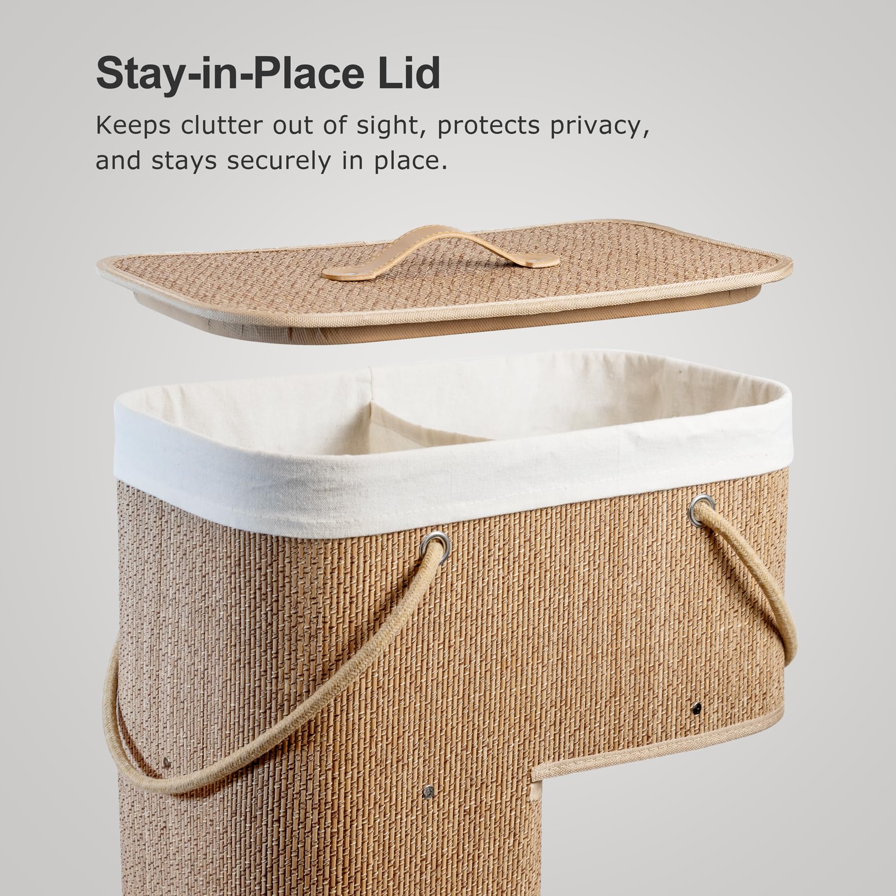 Bamboo Stair Basket - Organize Your Stairs -5