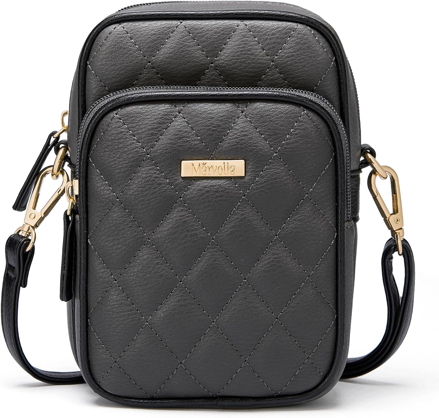 Marvolia Small Crossbody Bags for Women Vegan Leather Cell Phone Bag