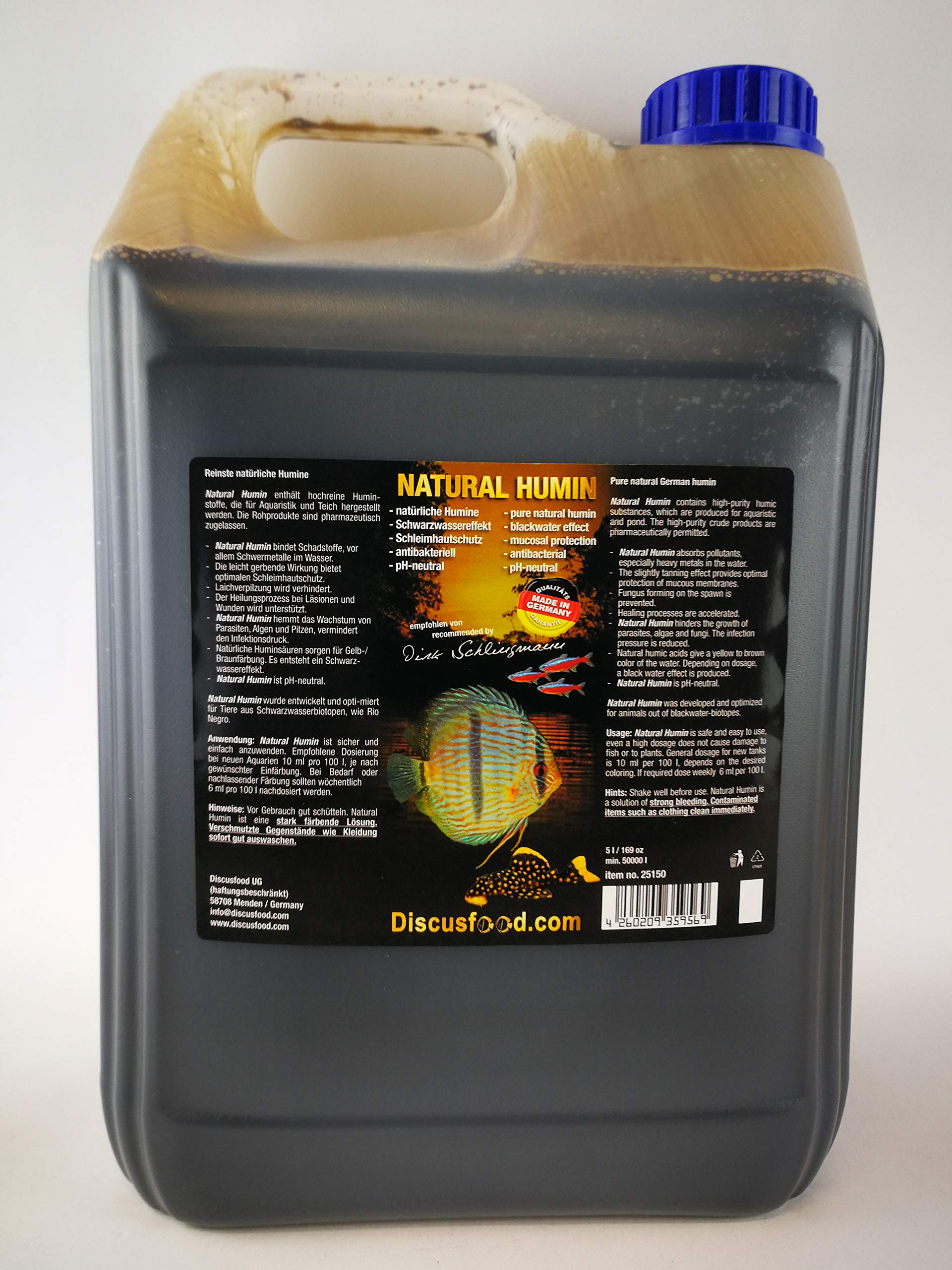 Natural Humin Aquarium-Wasseraufbereiter – Für Weiches Wasser, Schwarzwasser-Effekt & Fischgesundheit