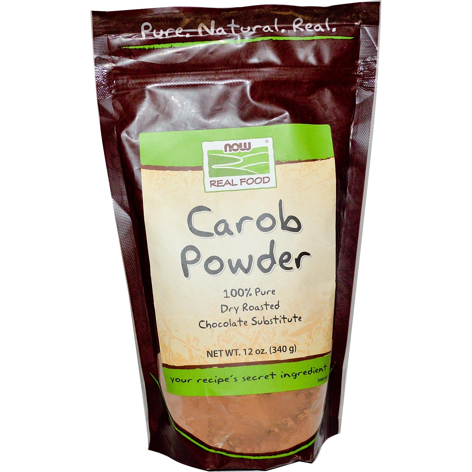 Now Foods Carob Powder Roasted, 12 oz