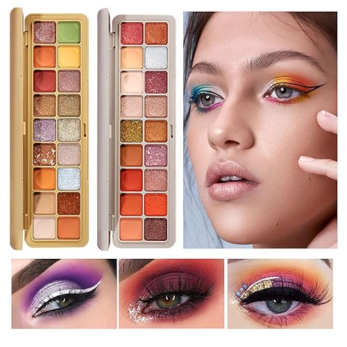 Miniatura 3 de Outfmvch Rose Wine 18 colores sombra de ojos maquillaje brillo natural sombra de ojos paleta cosmética paleta de sombra de ojos