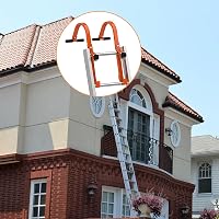 Umelee Létrahorog 2db Tetőhorog Kerékkel Univerzális Létra Kiegészítő 250kg 6