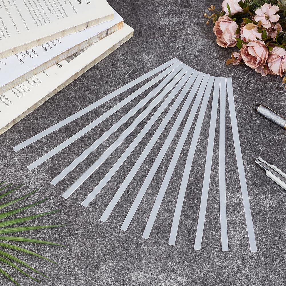 BENECREAT Strisce Adesive per Rilegatura Termica 80 pz 280x8x1mm