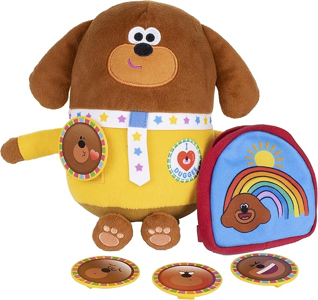 AB Gee abgee 539 2147 Hey Best Friend Duggee Soft Toy, red, 10 x 13 x 23 Centimeters