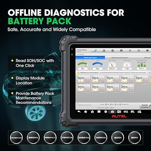 Miniatura 4 de Autel MaxiSYS Ultra EV Scanner, 2025 Top EV Intelligent Diagnostic Scan Tool Up of Ultra MS909 MS909EV MS919, with EVDiag Kit, High-Voltage System &
