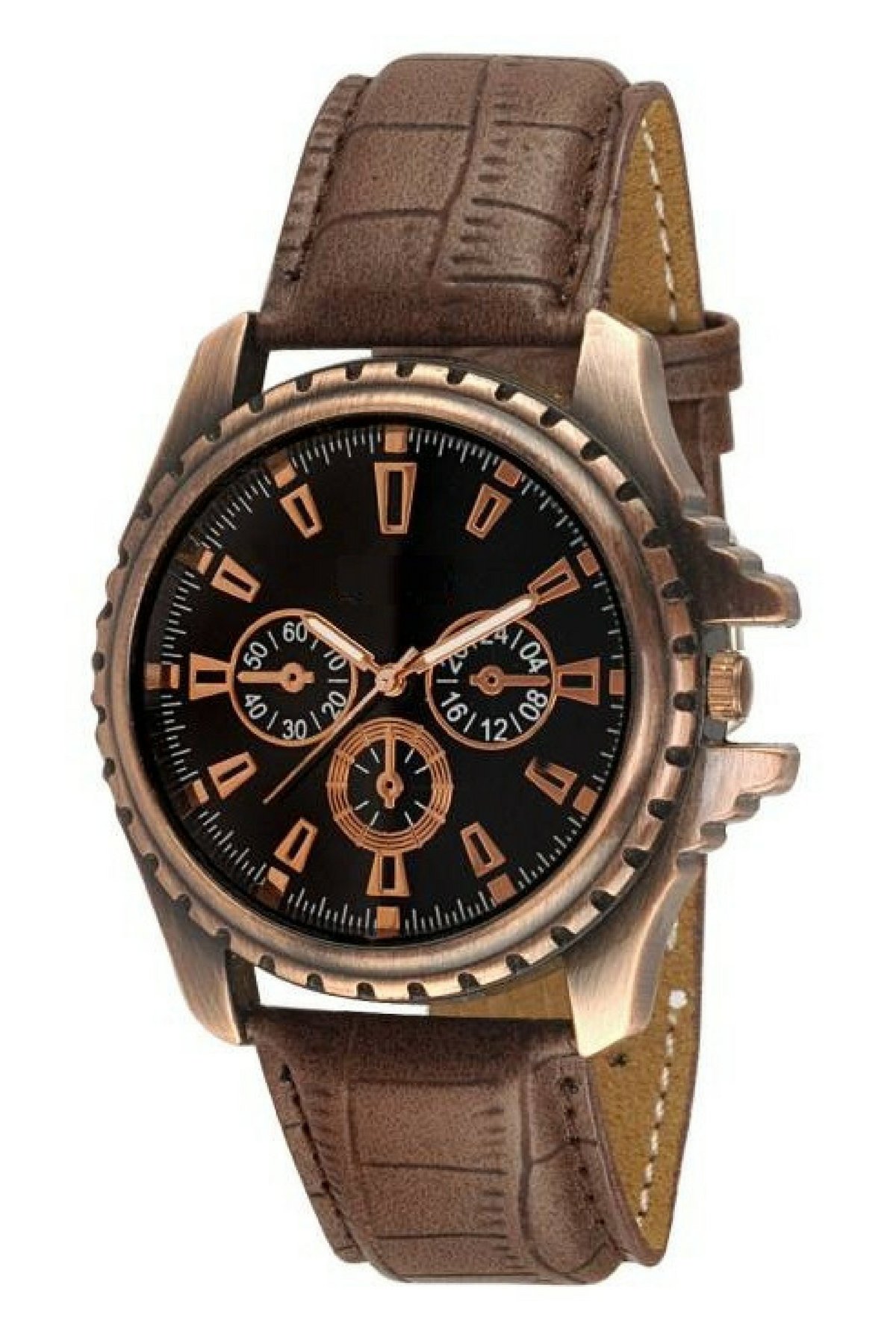 ON TIME OCTUS Black Dial Copper Brown Stap Analog Watch for Boys and Mens OT-208a (B07FKTBZR8) Amazon Price History, Amazon Price Tracker