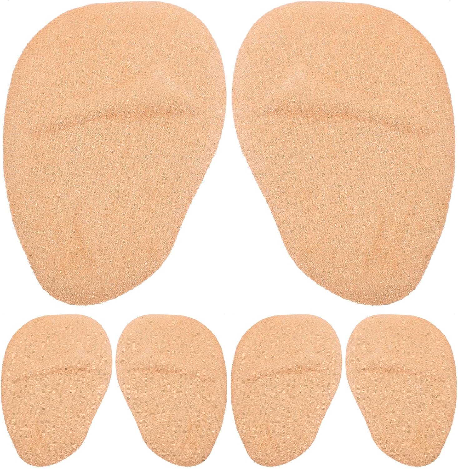 3 Pairs Thick Forefoot Pads for High Heels, Soft Metatarsal Cushion Inserts, Non-Slip Ball-of-Foot Insoles for Women’s Shoe Toe Comfort and Relief