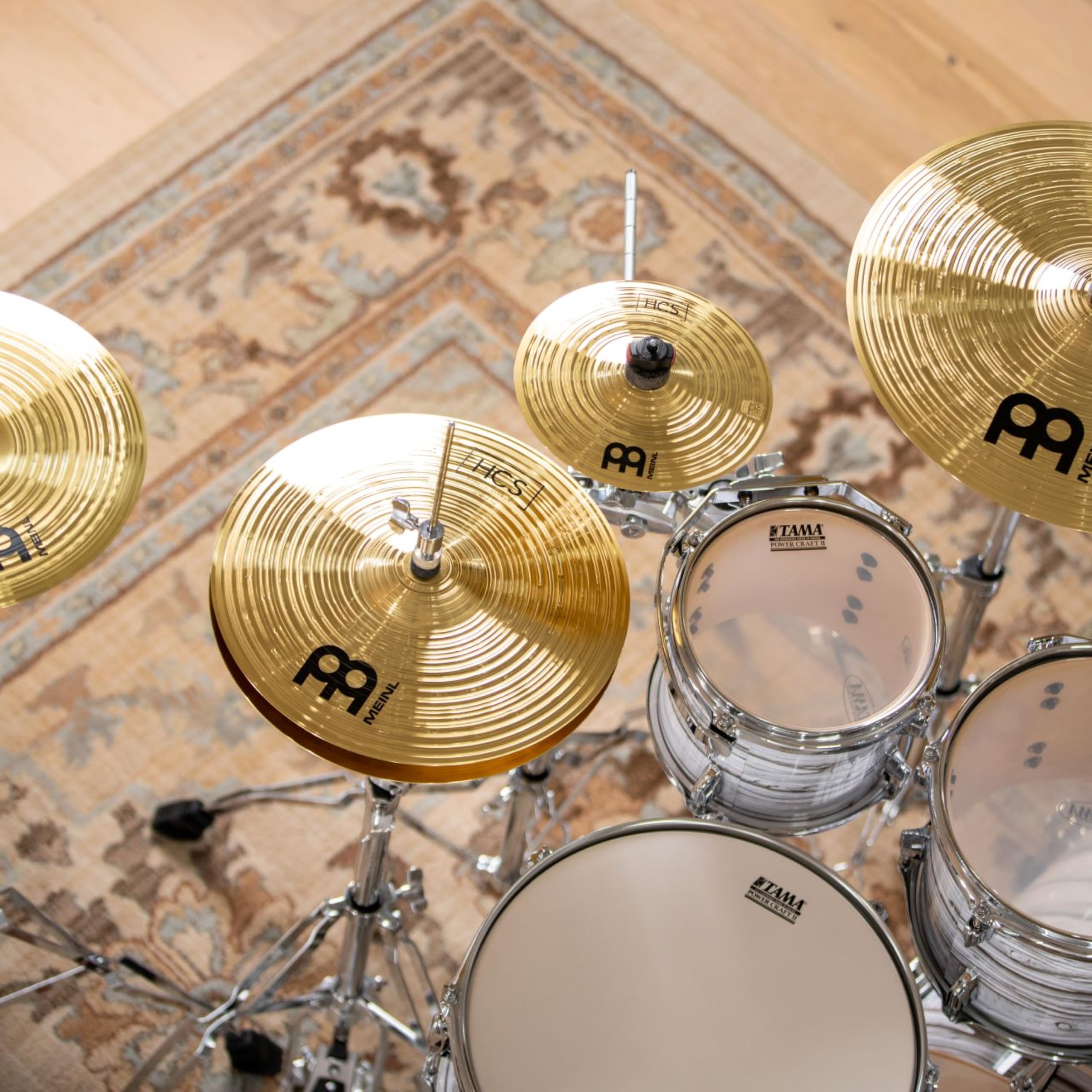 Meinl Cymbals HCS piato Splash 8 pollici (20,32cm) per Batteria – Finitura Tradizionale Ottone, Made In Germany (HCS8S)