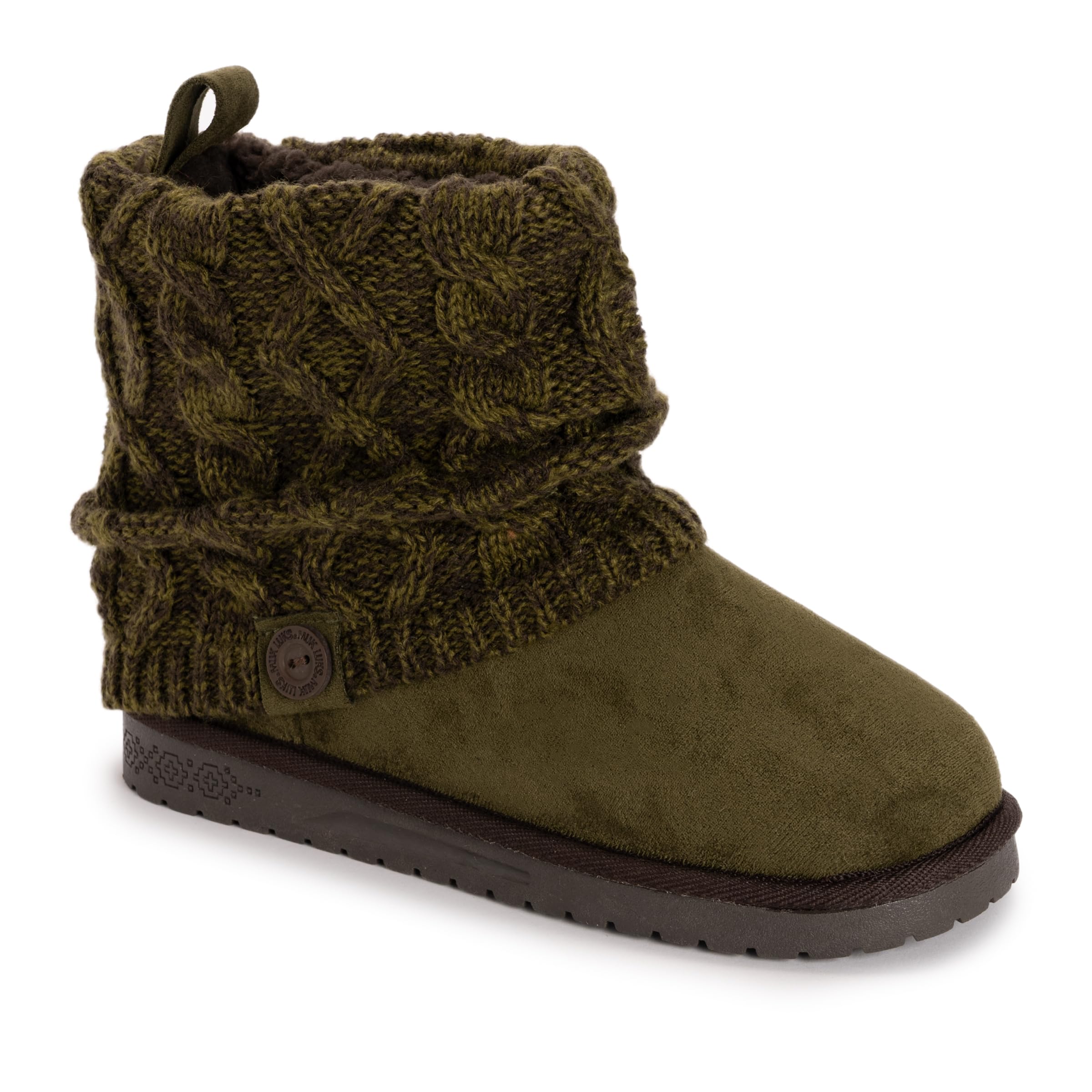 MUK LUKS Womens Laurel Boot Green 6