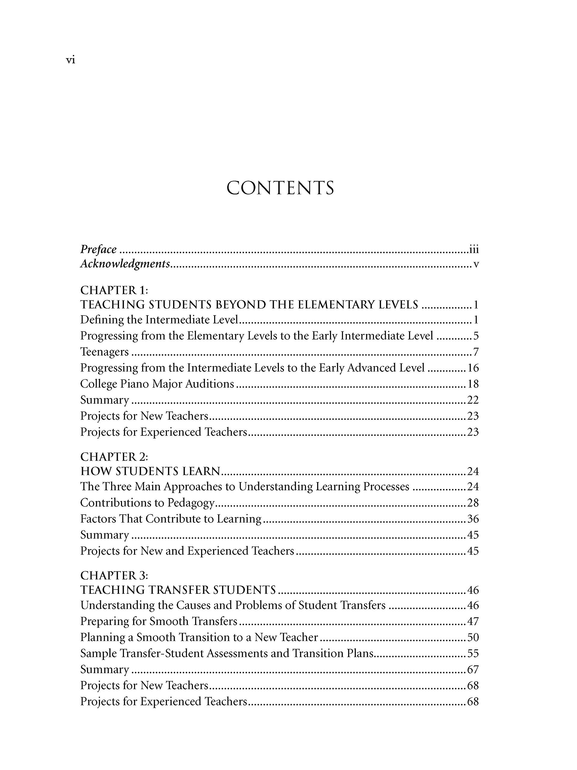 Professional Piano Teaching, Volume 2: A Comprehensive Piano Pedagogy Textbook; Volume 2 : Intermediate-advanced Levels