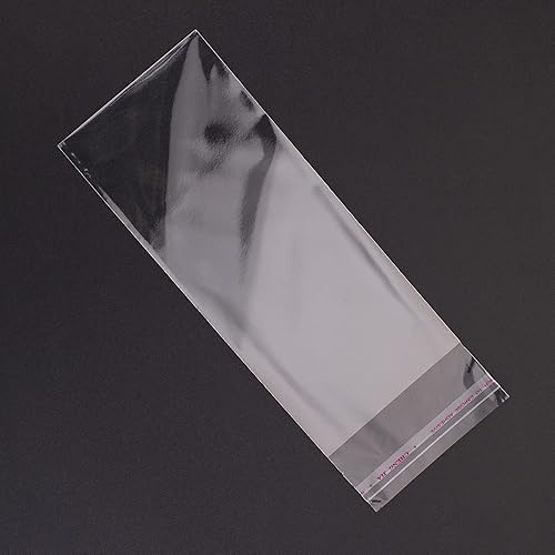 Miniatura 6 de AIRSUNNY - 100 bolsas de violonchelo transparentes resellables de 3 x 7 pulgadas, perfectas para panadería, velas, jabón, galletas y más, 3 x 7