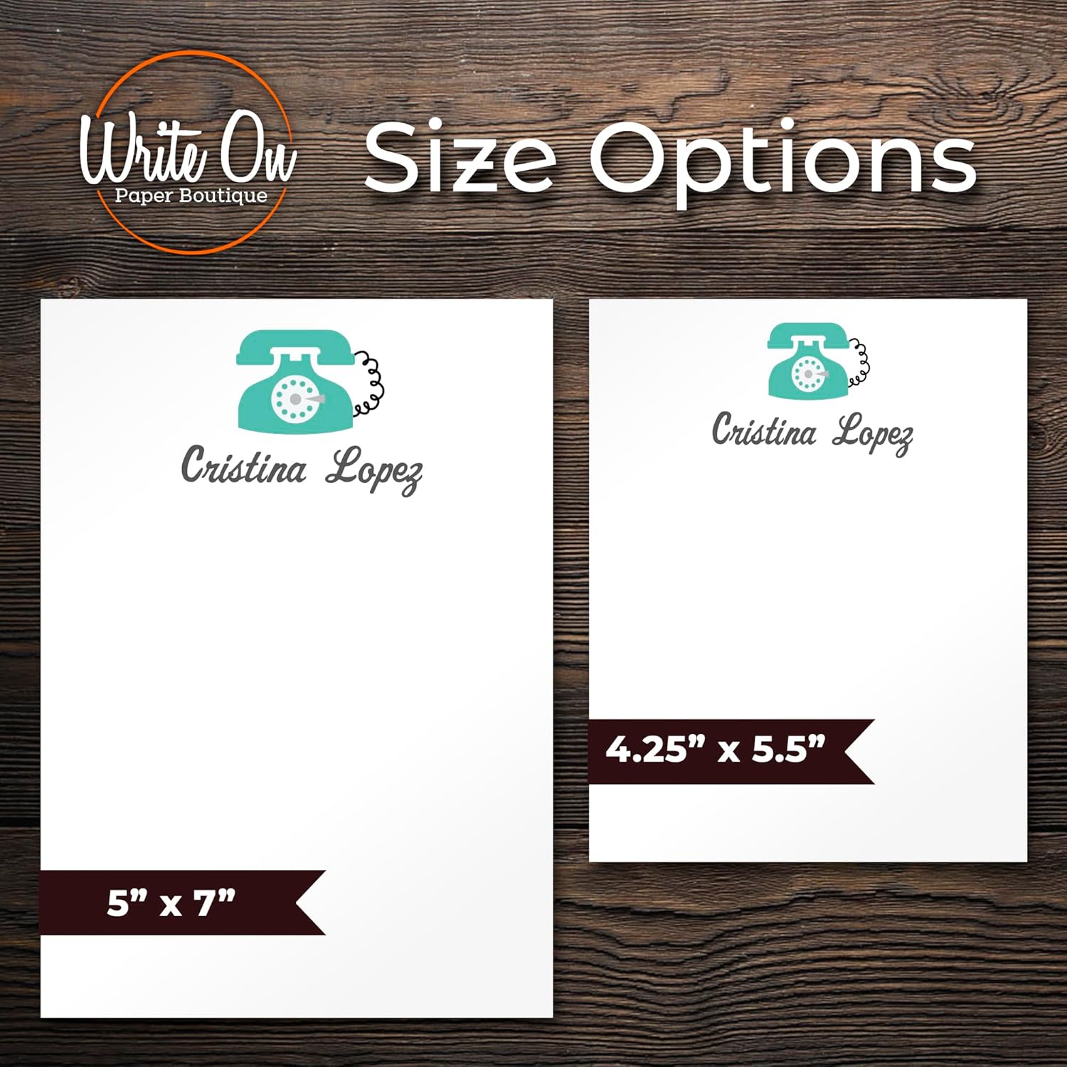 Personalized Notepad with Modern Handwritten Script Font - Image 5