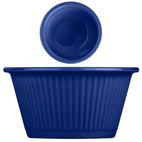 Miniatura 10 de Carlisle FoodService Products Ramequines de plástico, tazón de salsa para catering, cocina, restaurante, 2 onzas, negro