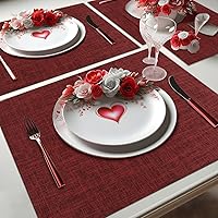 Vista 126 de Faux Leather Placemats and Coasters Set of 2, Round Leather for Dinner Table Mats Heat Resistant Non-Slip Washable Insulation Coffee Mats Kitchen