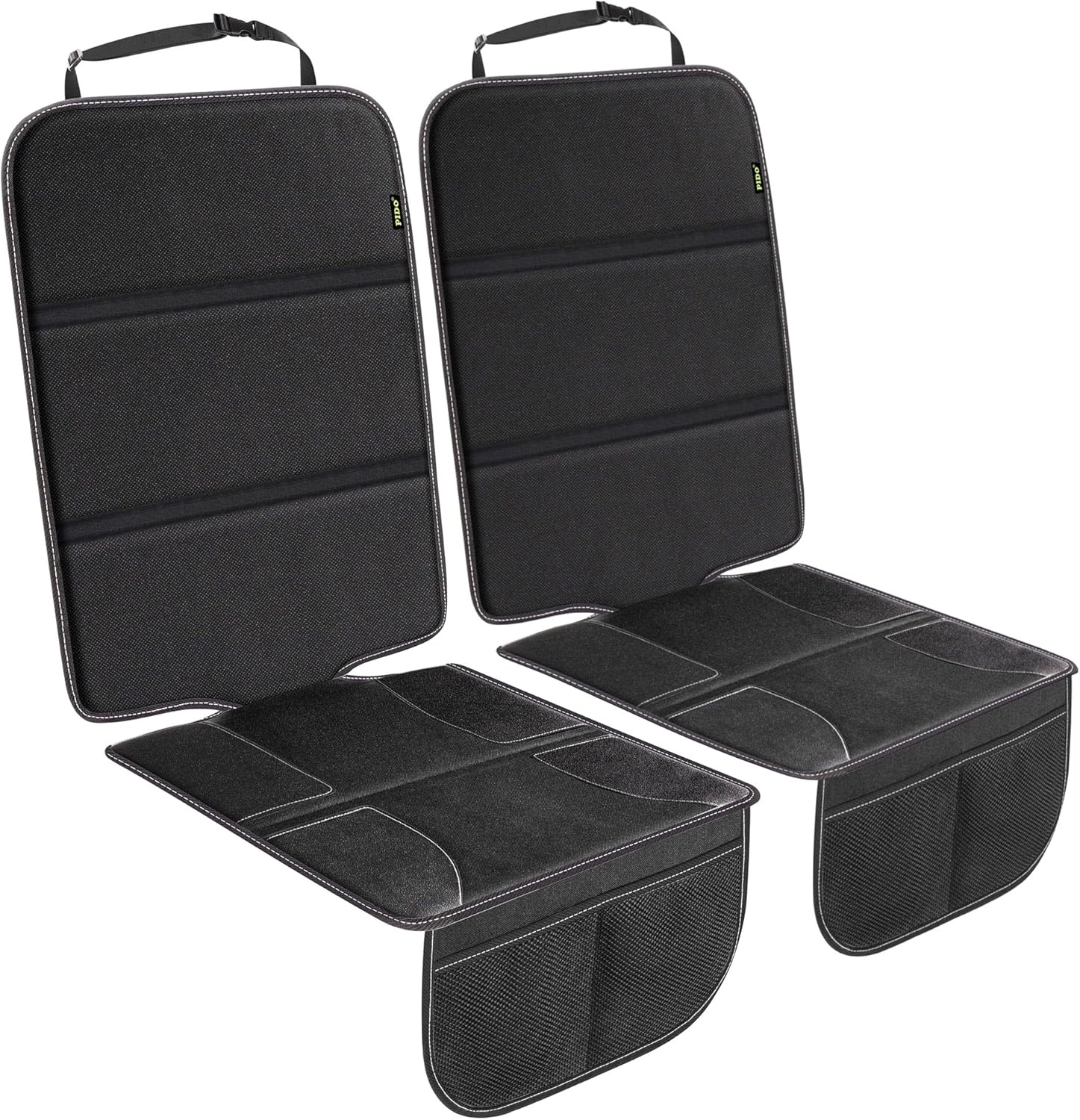 Car seat protector 2-pack with thick padding