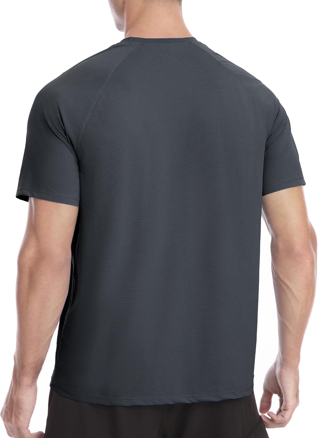 Roadbox Men's Rash Guard Short Sleeve, UPF 50+ UV Sun Protection Water T-Shirts, Cool Dry Swim Shirts for Surf Beach Fishing - Image 2