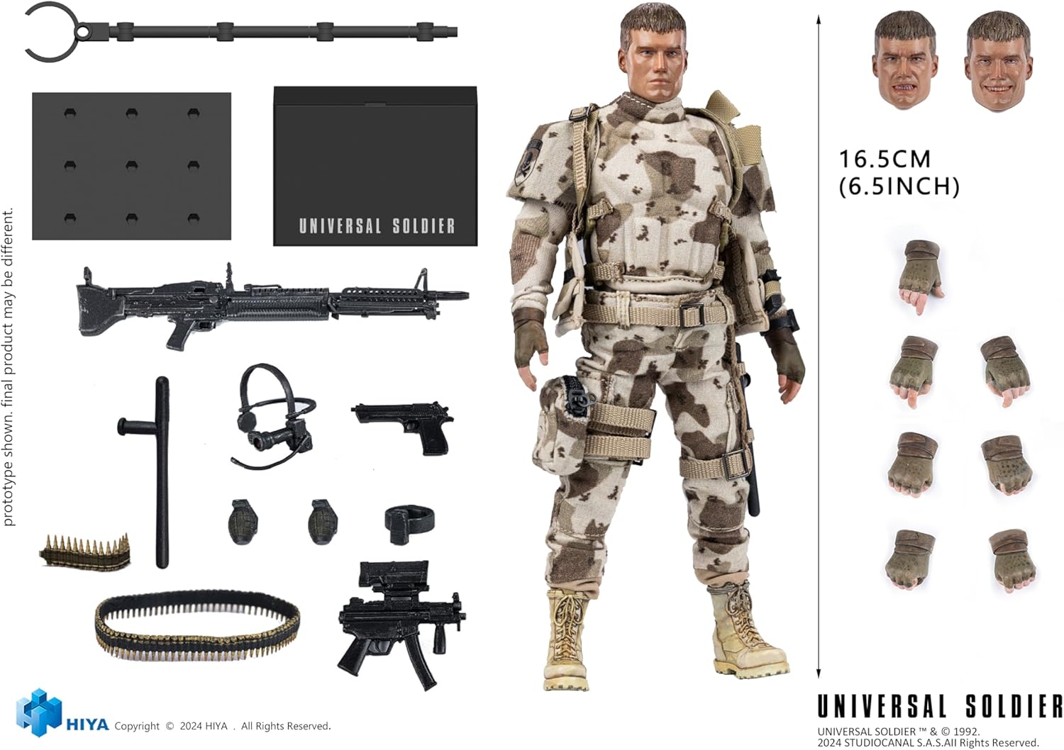 Hiya Toys Universal Soldier: Andrew Scott Exquisite Super Series Previews Exclusive 1:12 Scale Action Figure