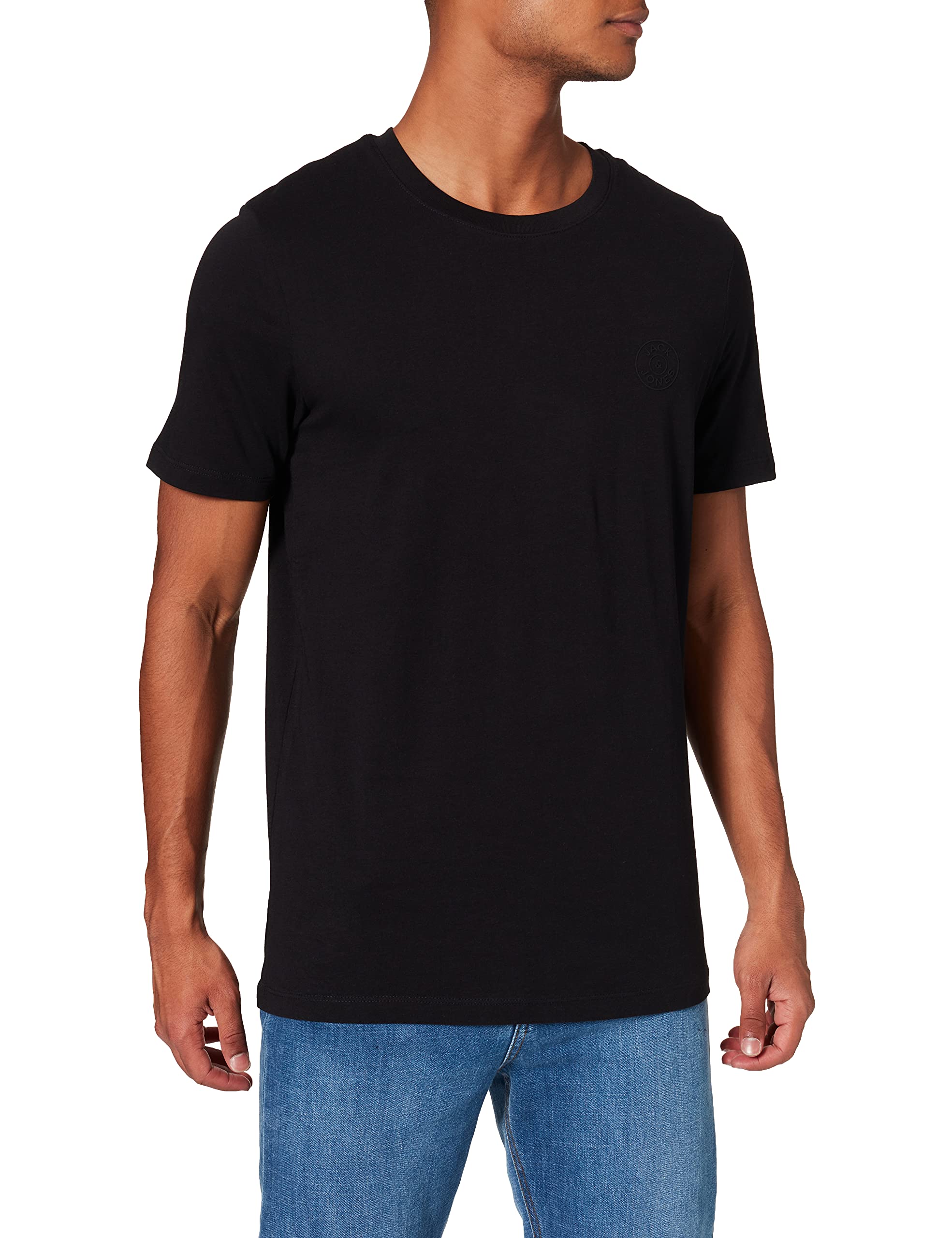 Jack & Jones Mens Jjeorganic Basic Tee Ss O-neck 5pk Mp T-Shirt (pack of 5)