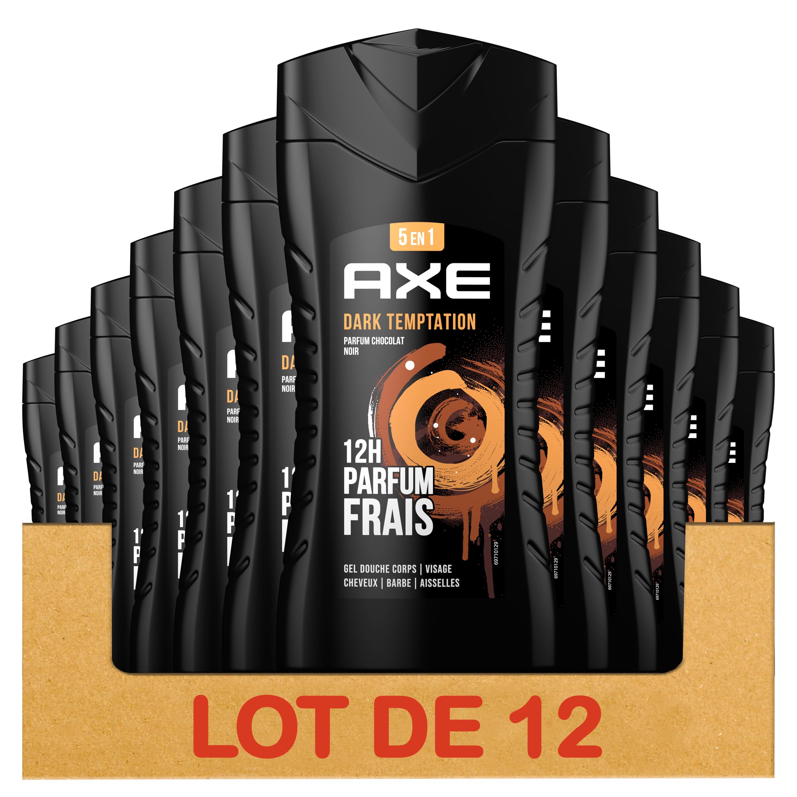 AXE - Dark Temptation 5-in-1 Men's Shower Gel - 24h Moisturising