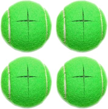 URBEST Walker Tennis Balls 4pcs Precut Heavy Duty Tennis Balls for Walkers