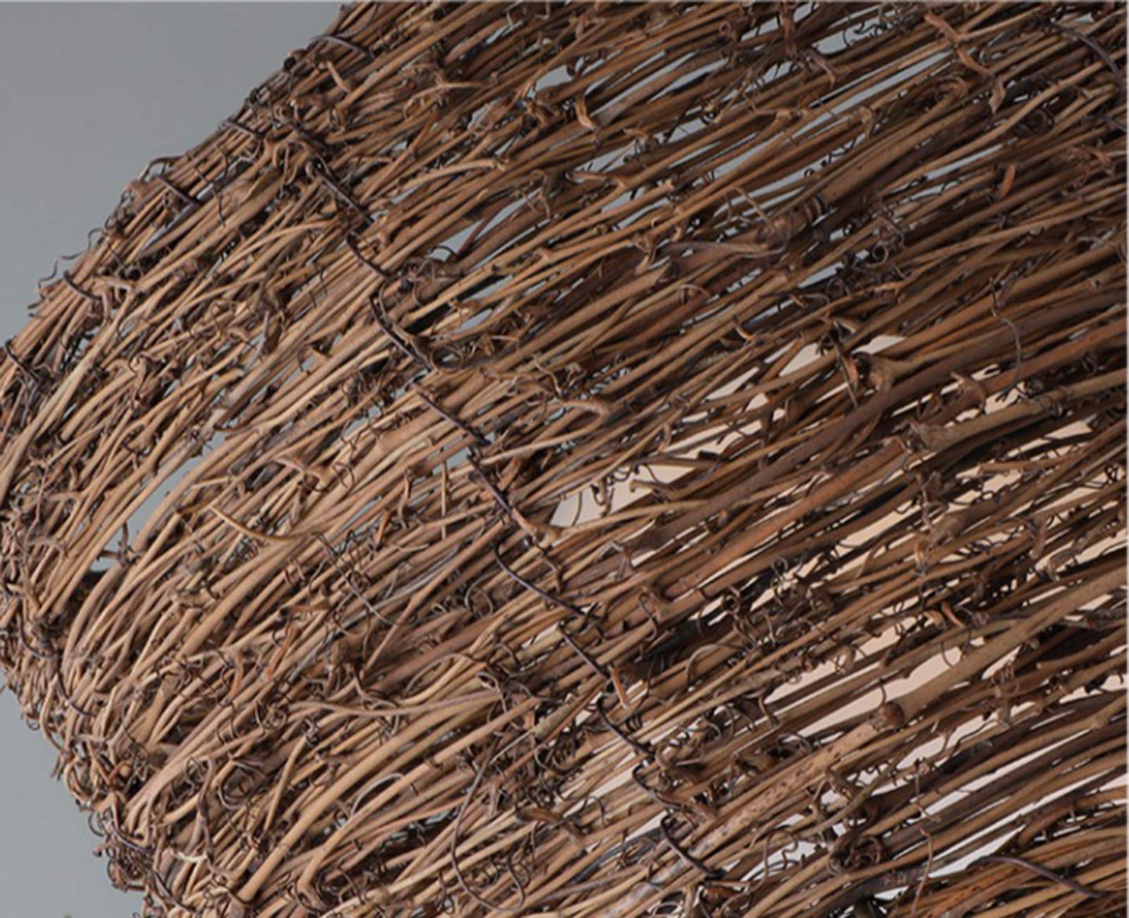 Moderna PENDANTE Rattan SPEDANTE Bamboo Bamboo, BACCHIO di SCHEGNO RURMATO Molto di Lavoro per Il ROUSTRA Industriale Bar Cafe Cafe