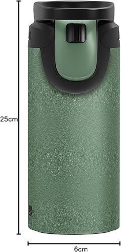 Miniatura 133 de CamelBak Forge Flow - Taza de viaje aislada de acero inoxidable, color negro, 16 onzas