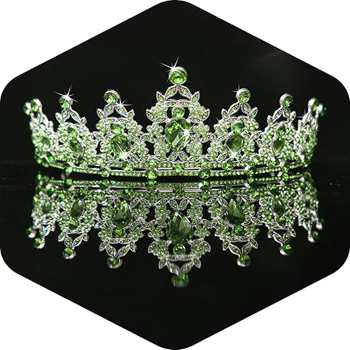 Miniatura 237 de Kamirola - Corona de reina y tiaras corona de princesa para mujeres y niñas, diademas de cristal para novia, princesa para bodas y fiestas (01)