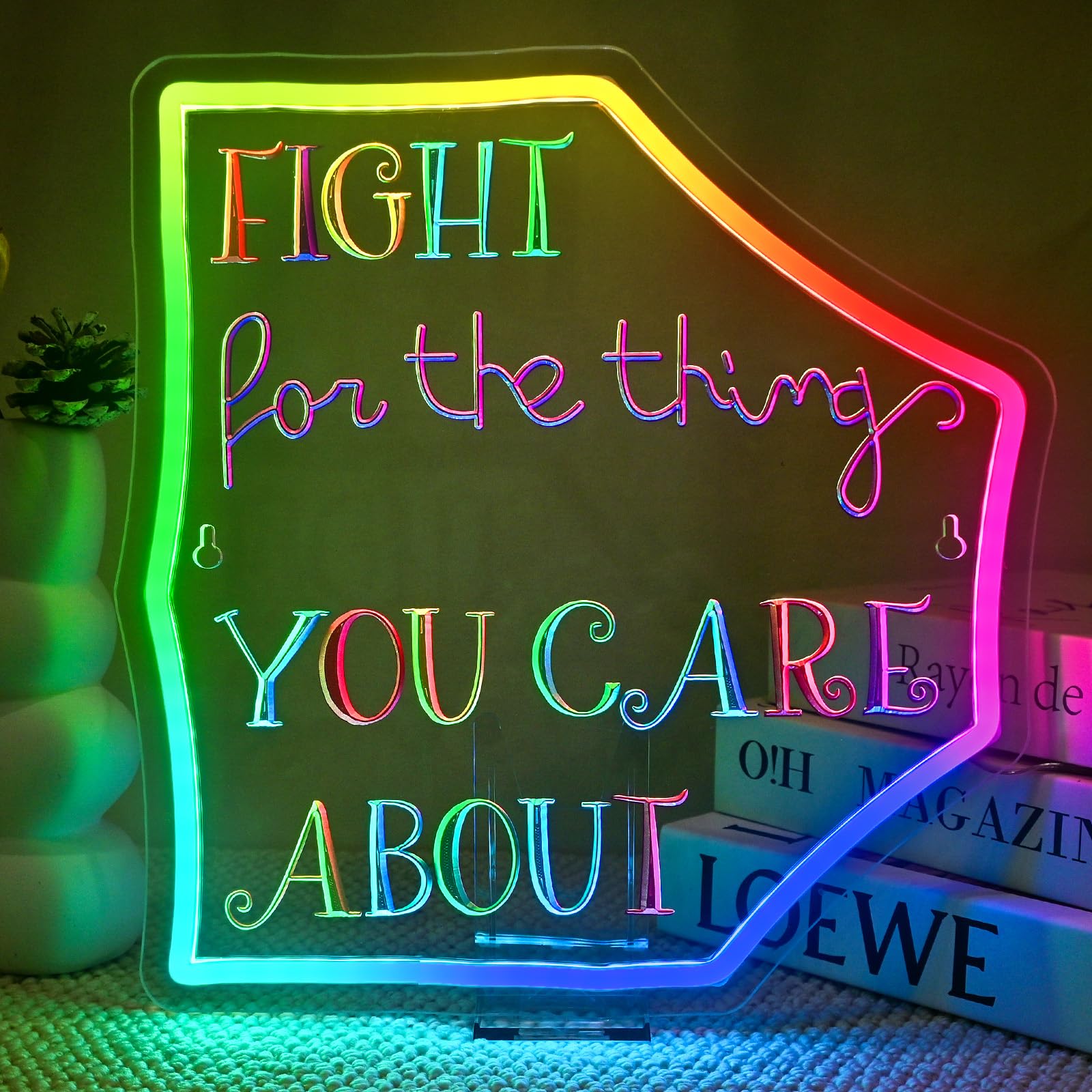 You're Like Really Pretty Neon Signs for Wall Decor, Pink Led Sign, Letter Neon Light Sign with USB Powered for Girls Room, Wedding, Engagement Party, Livingroom — view 19