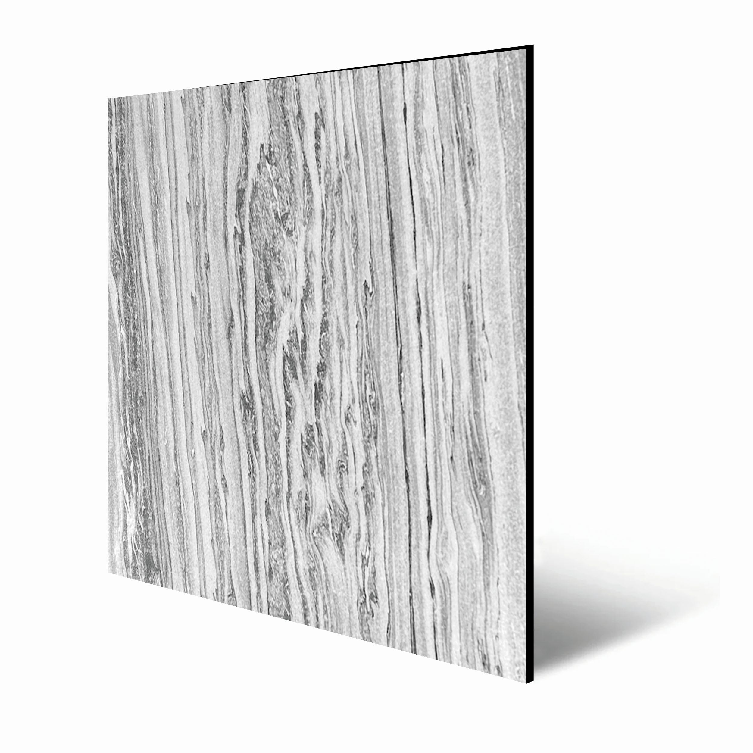 PROVISTON Akustyczne panele ścienne 520 x 520 x 7-9 mm, modułowe panele ścienne o wyglądzie kamienia, biały, naturalny kamień, zrównoważony filc z recyklingu, wysokiej jakości nowoczesne panele