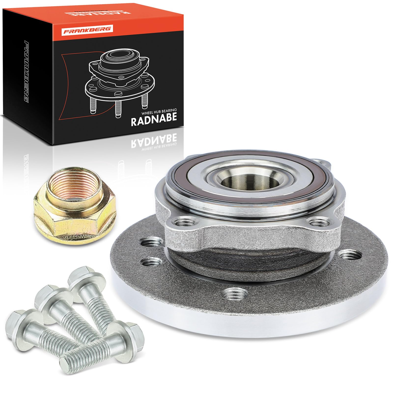 Frankberg Radlager Radlagersatz Vorderachse Flansch-Rad ⌀137 Mit ABS Magnetring Kompatibel mit M.i.n.i Cabriolet R52 M.i.n.i R50 R53 Replace# 31226756889 31226776162
