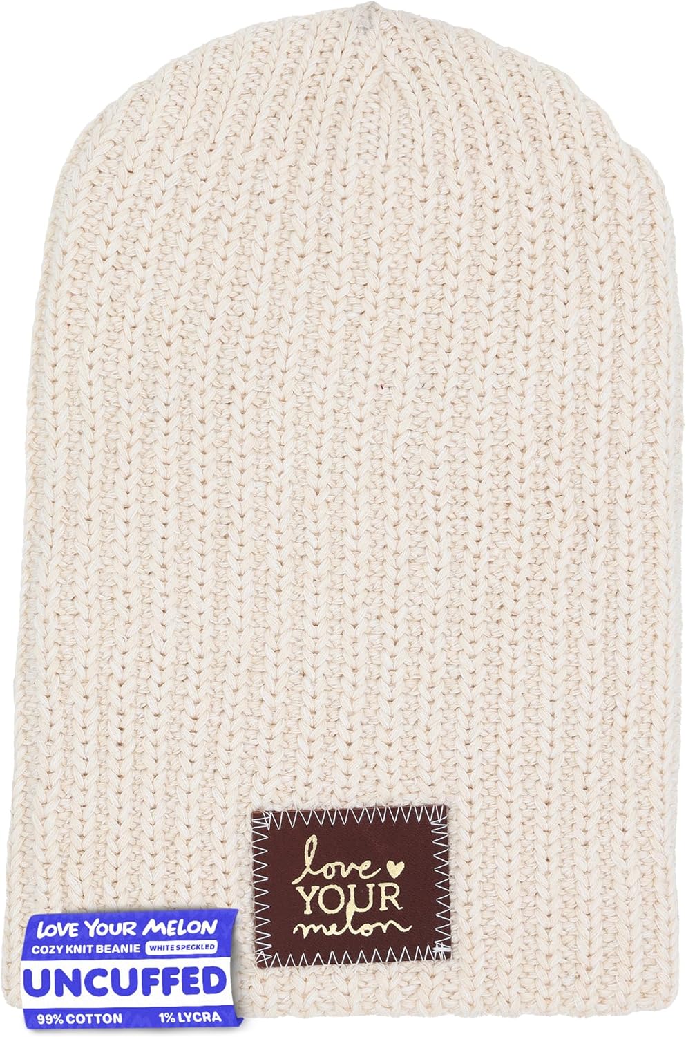 Love Your Melon Classics Uncuffed Beanie for Men, Women & Kids, Cotton Knit Hat, Breathable, Lightweight, Unisex Thick Cap