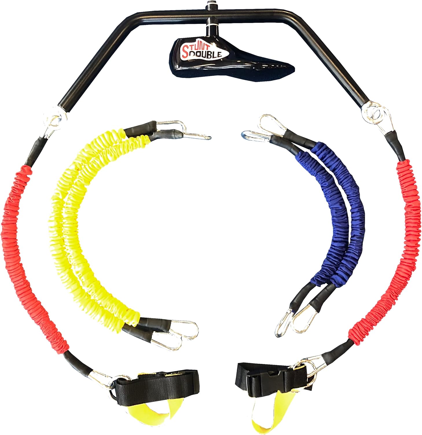 Tumbl Trak Stunt Double Resistance Band Cheerleading Base Trainer : Sports & Outdoors