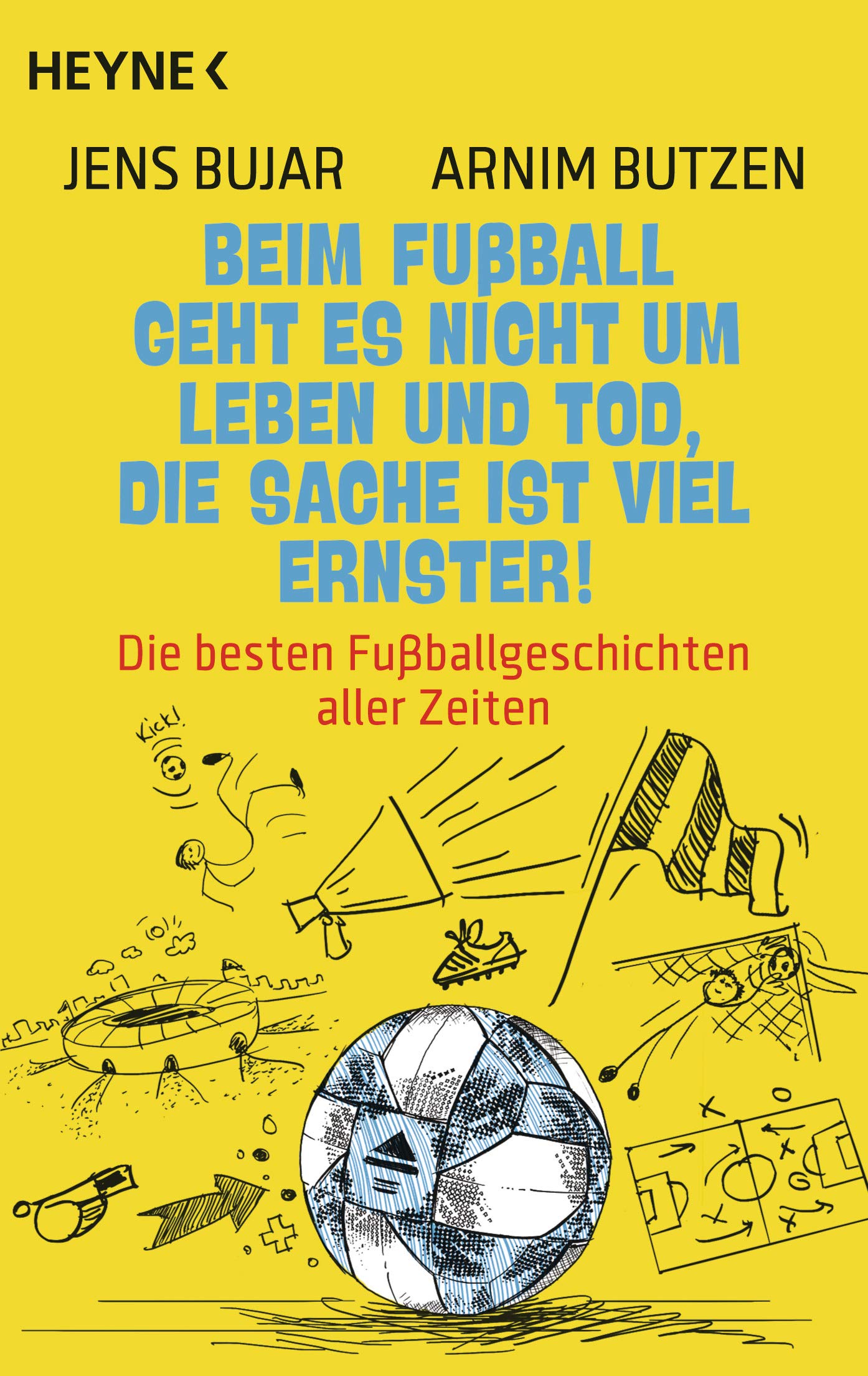 Jens Bujar - Fußballgeschichten Buch - Gebraucht, mit s/w-Illustrationen im Text