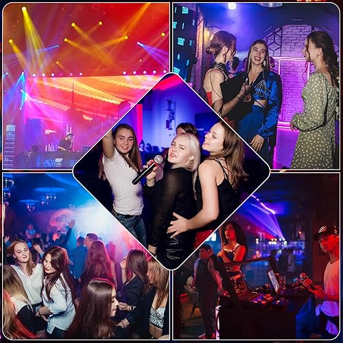 Miniatura 9 de HOLDLAMP RGBW - Luz LED para escenario, 4 en 1 con tira mixta por control remoto DMX512 activado por sonido, par LED para fiesta de DJ, escenario,