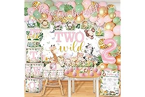 Adorable Jungle Safari Decorations for Your Girl's Unforgettable 2nd Birthday Party