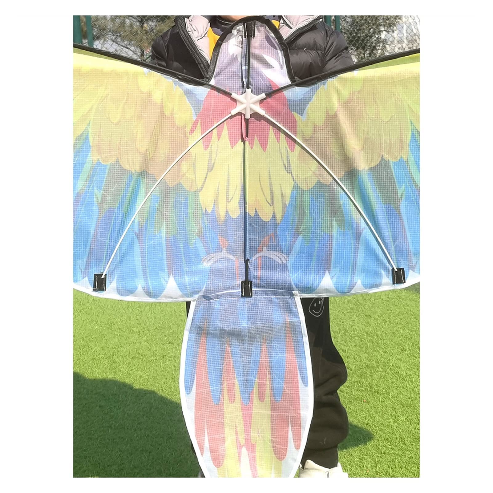 Cometa para niños, cometa de loro, cometa para adultos, fácil de volar, deportes al aire libre, cometas pequeñas, cometa colorida