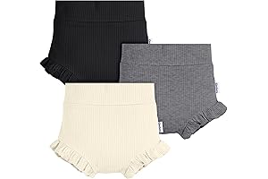 Baby-Girls 3-Pack Bubble Shorts