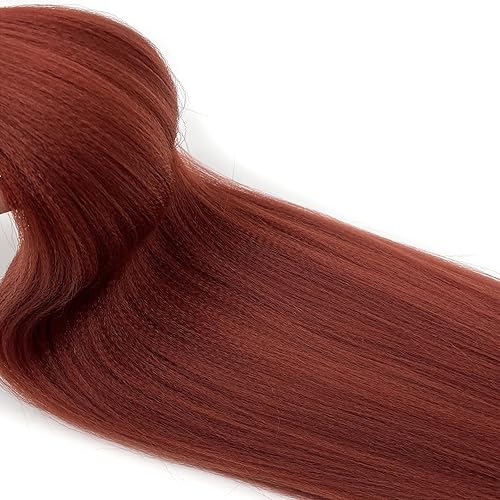 Miniatura 6 de Cabello trenzado de jengibre 350 preestirado de 30 pulgadas, cabello trenzado preestirado 350, extensiones de cabello de jengibre para trenzas de